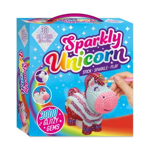 3D Diamond Studio Sparkly Unicorn