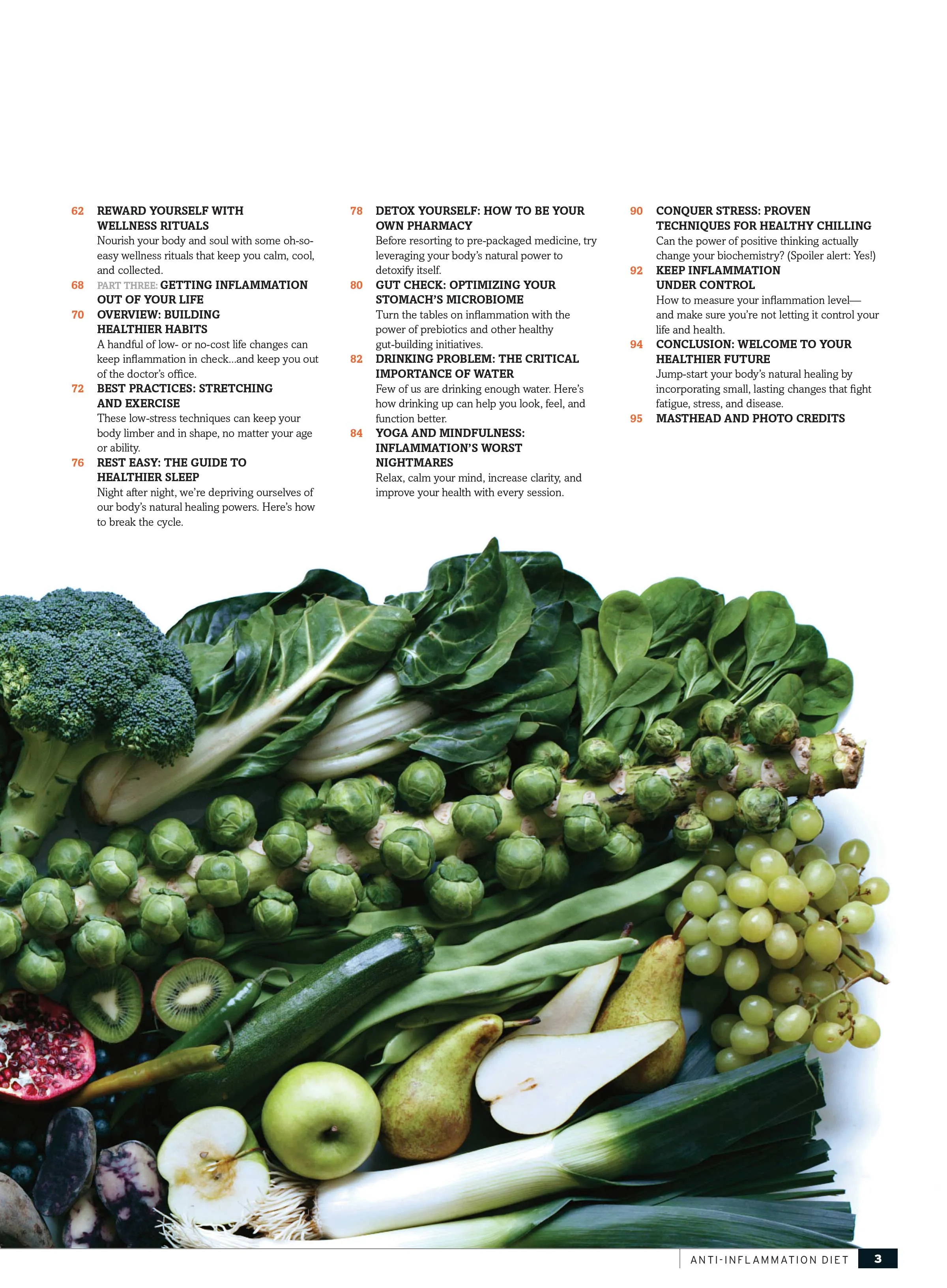 Anti-Inflammation - Heal Your Body: Diet Removing Stress Toxins   Yoga Stretching Hydration Gratitude & Mindfulness