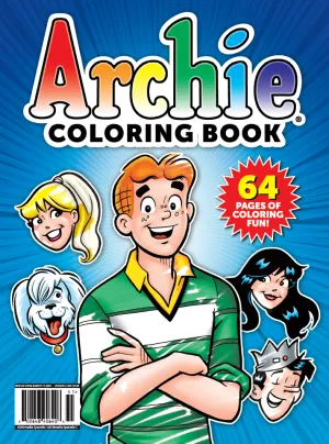 Archie Coloring Book - 64 Pages Of Coloring Fun With Archie, Betty, Veronica, Jughead & Hot Dog, Explore The Vibrant World Of Riverdale, Adult Coloring Book, Relax, Unwind, Unplug, De-Stress & Draw!