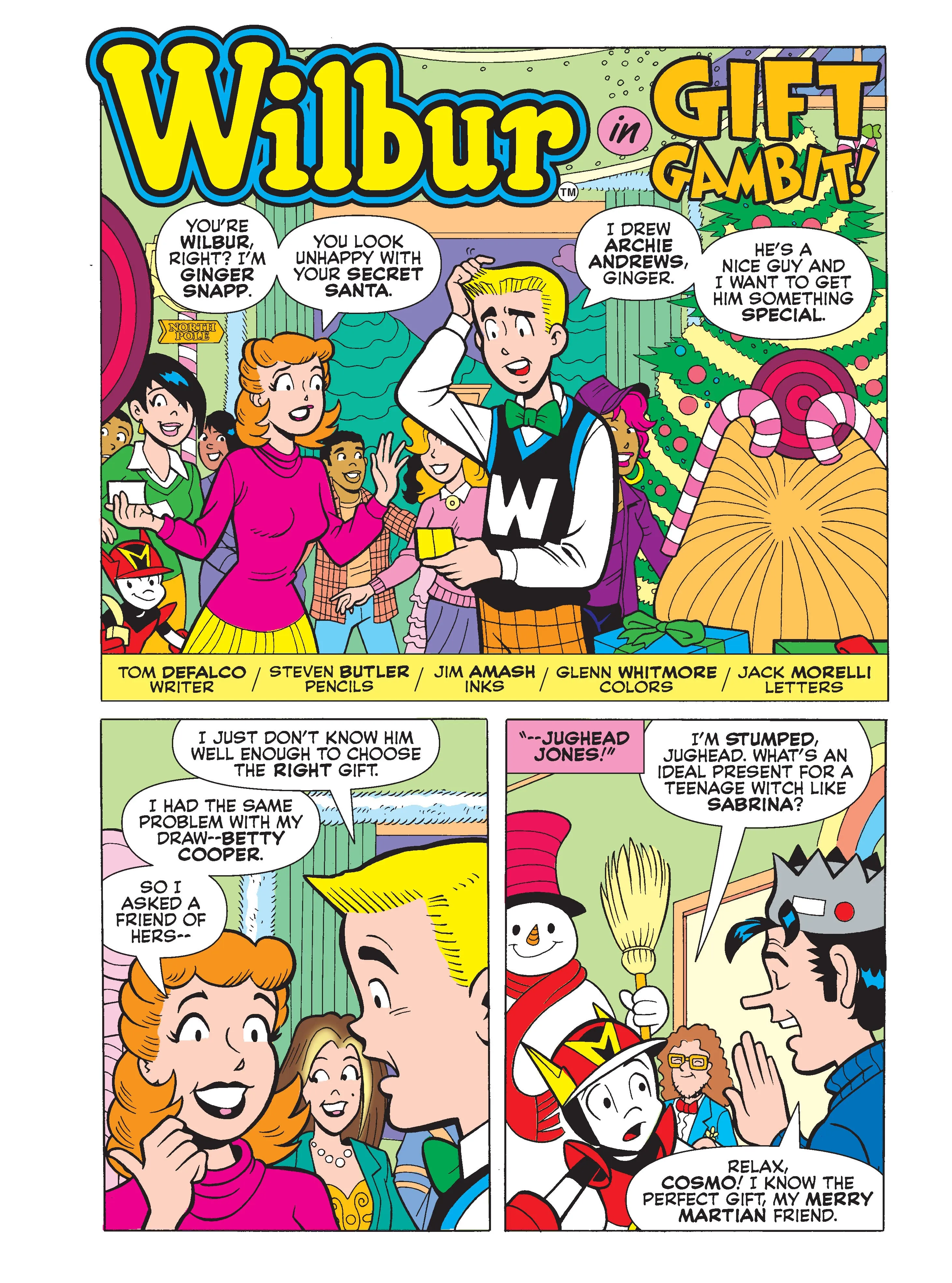 Archie Jumbo Comics Digest - Issue 356: Wilbur Wilkin Is Hosting A Christmas Secret Santa Gift Exchange & Everyone's Invited, But Will Everyone Get What They Want When Archie's Rivalry Amps Up?
