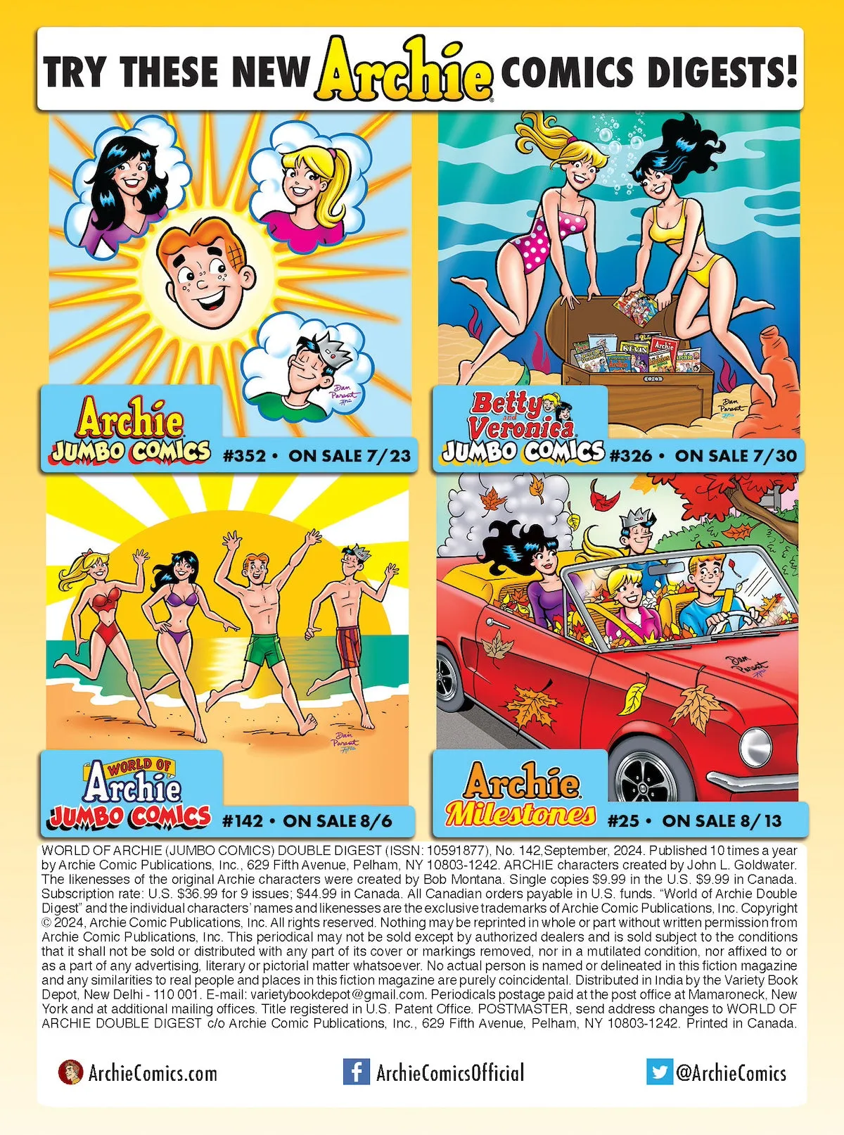 Archie Milestones Jumbo Comics Digest - Jughead Fun For Fall Issue 25: Riverdale's Foremost Burger Connoisseur Trades His Triple-Decker Dreams For Spooktacular Treats Guaranteed To Give Goosebumps!