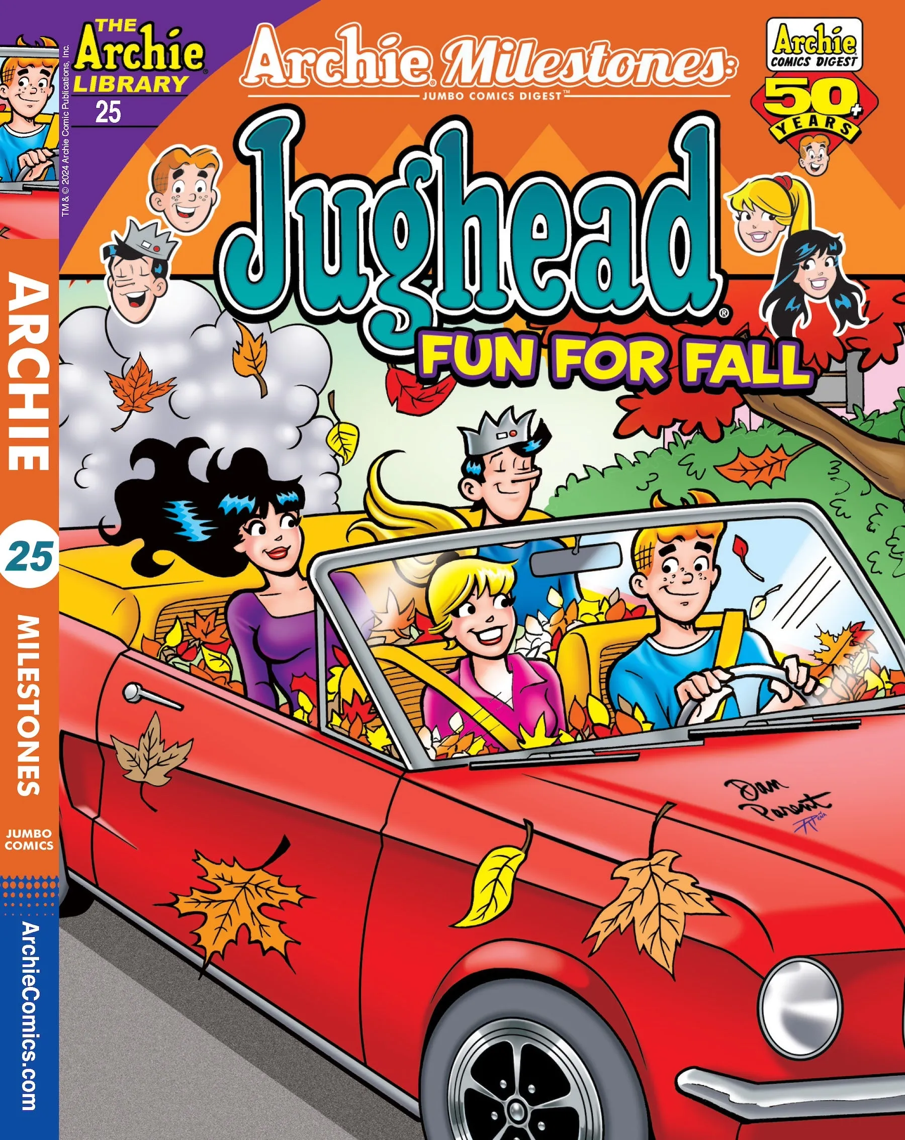 Archie Milestones Jumbo Comics Digest - Jughead Fun For Fall Issue 25: Riverdale's Foremost Burger Connoisseur Trades His Triple-Decker Dreams For Spooktacular Treats Guaranteed To Give Goosebumps!
