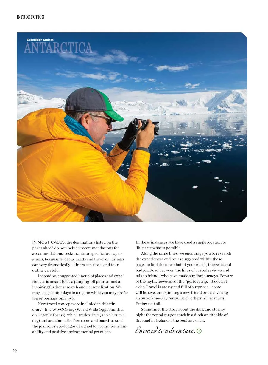 Around The World In 80 Days - Mapped Out Excursions, Luxury Train Travel, Orient Express, Safari Or Horseback, On-Foot Exploration, Ireland On Wheels, Antarctica, Tuscan Sun, Kenya, Eco-Travel & More!