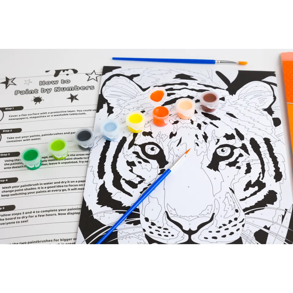 Art Fantastic Paint by Numbers: Tiger