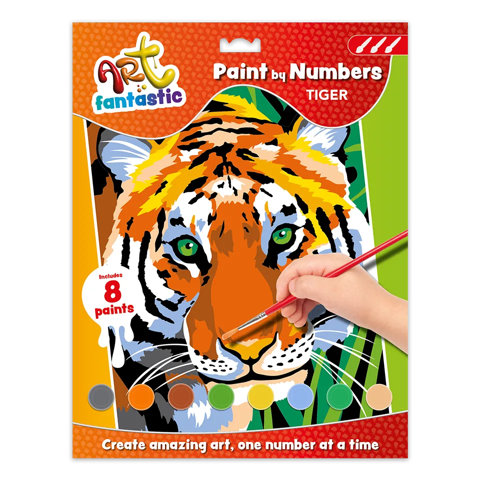 Art Fantastic Paint by Numbers: Tiger