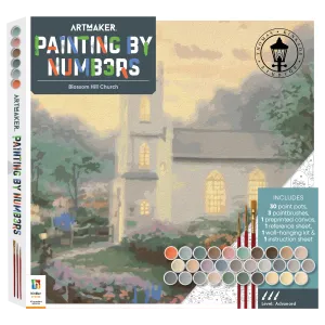 ArtMaker Painting by Numbers Kit: Blossom Hill Church from Thomas Kinkade Studios