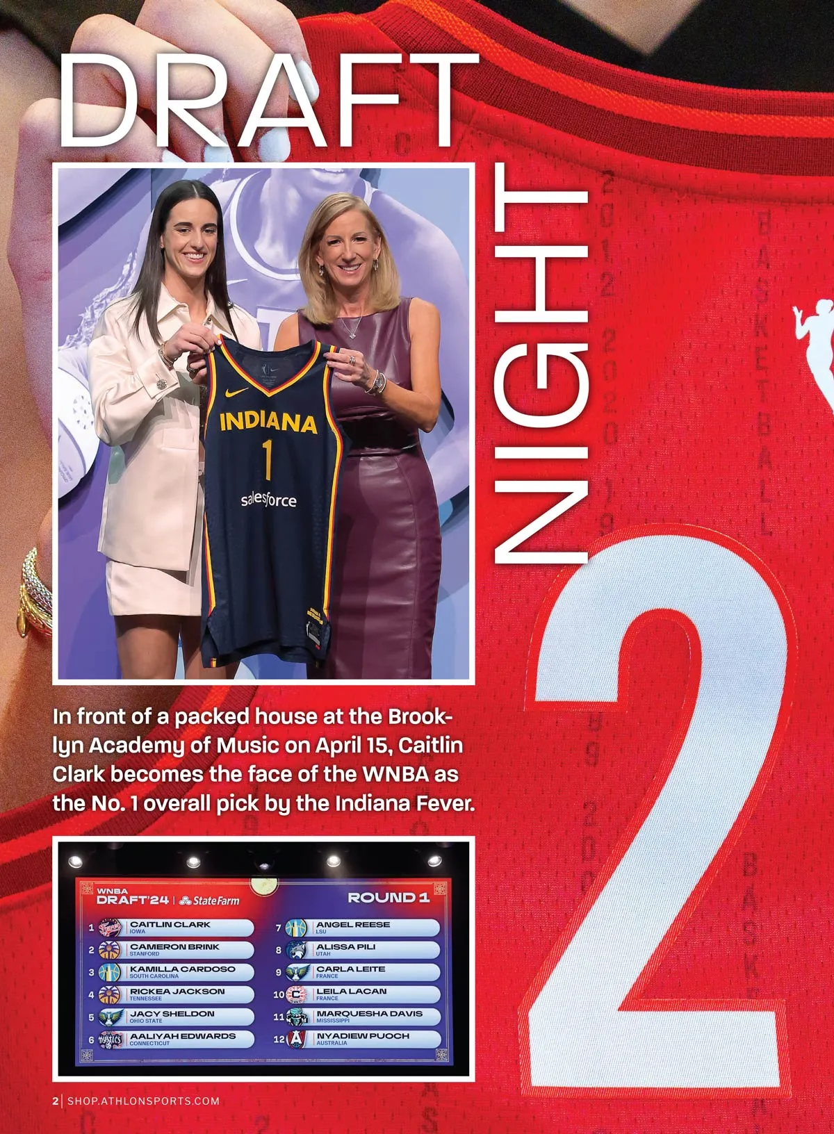Athlon Sports - Caitlin Clark: WNBA Rookie Of The Year Commemorative Issue, Iowa Hawkeyes To Indiana Fever, No. 1 Draft Pick, 2024 Stats, Record-Setting Season, Angel Reese Duo, Social Media & More!
