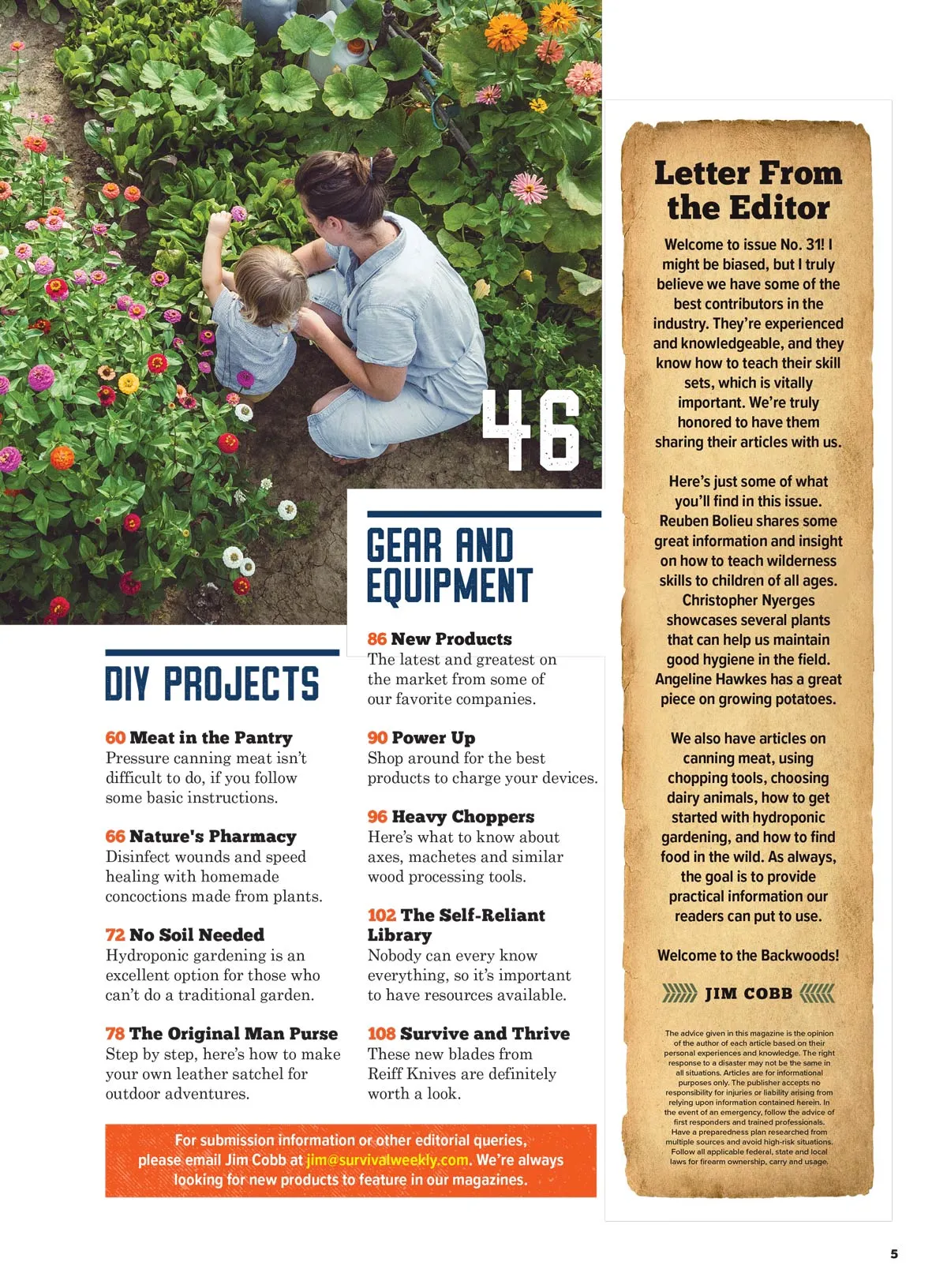 Backwoods Survival Guide - Living Off The Land No. 31:  200  Essential Tips For The Simple Life, Self Reliance Strategies, Wilderness Skills, Homesteading Necessities, Challenges & More!