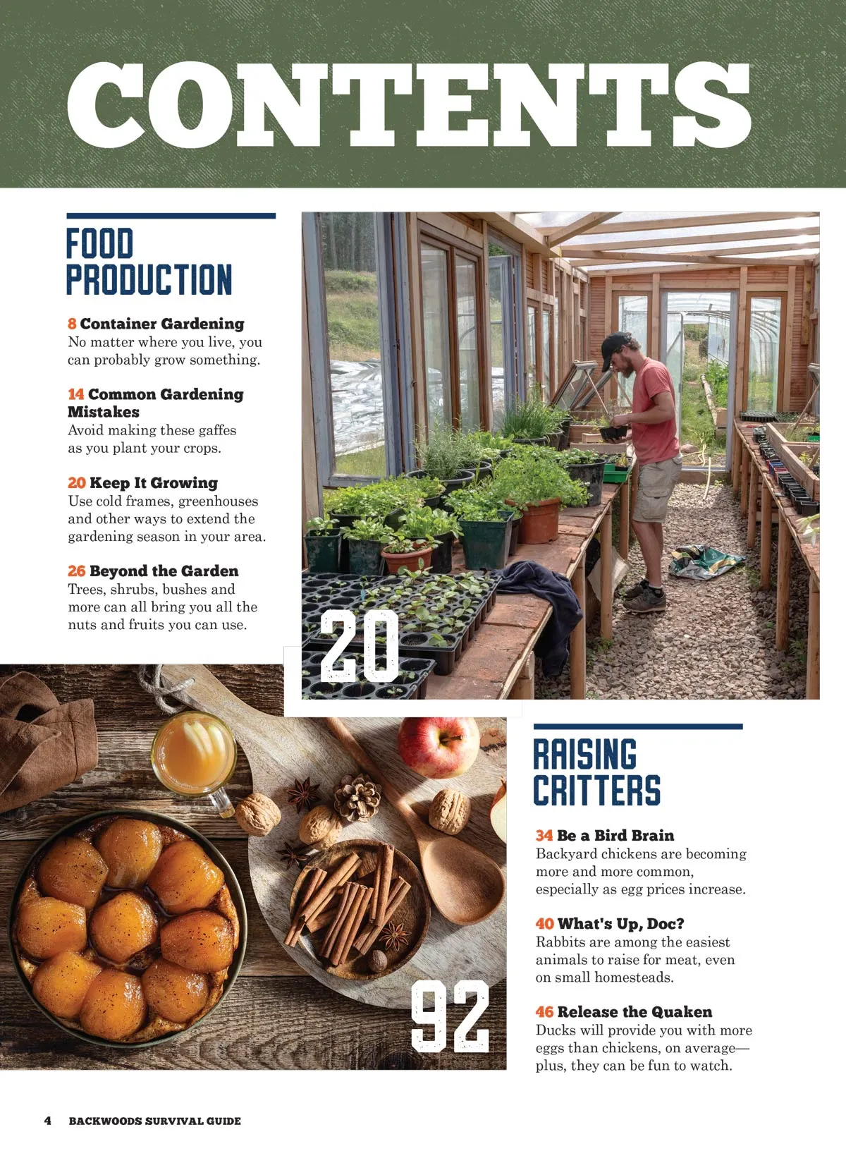 Backwoods Survival Guide - Living Off The Land No. 33: Frugal Living Tips, Suburban Homesteaders, Save Big On Gardening, Canning & Meal Prep Tips, Self-Sufficiency, Homegrown Food Production & More!