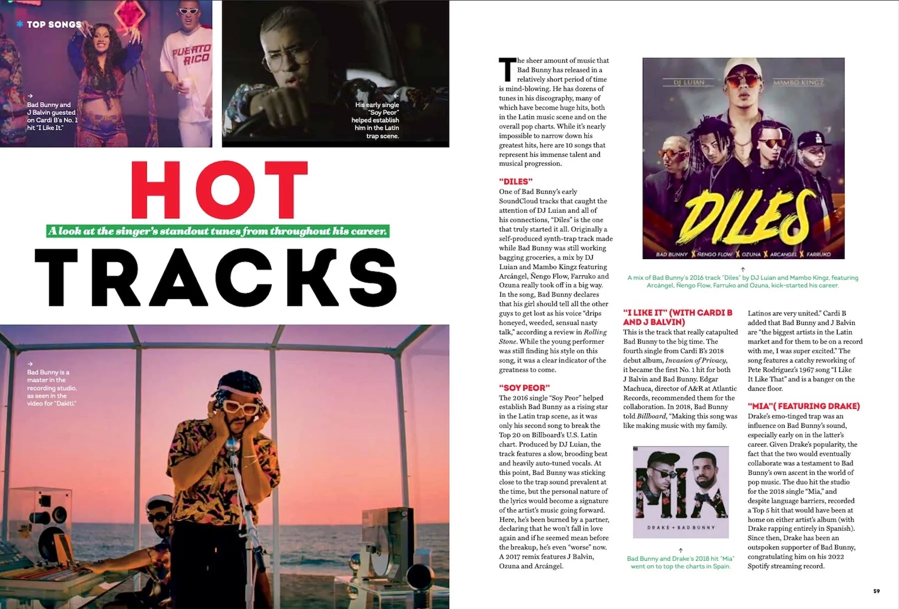 Bad Bunny - Up Close & Personal: Style Icon, His Collaborations with Cardi B, Drake, Shakira & Jennifer Lopez & More!