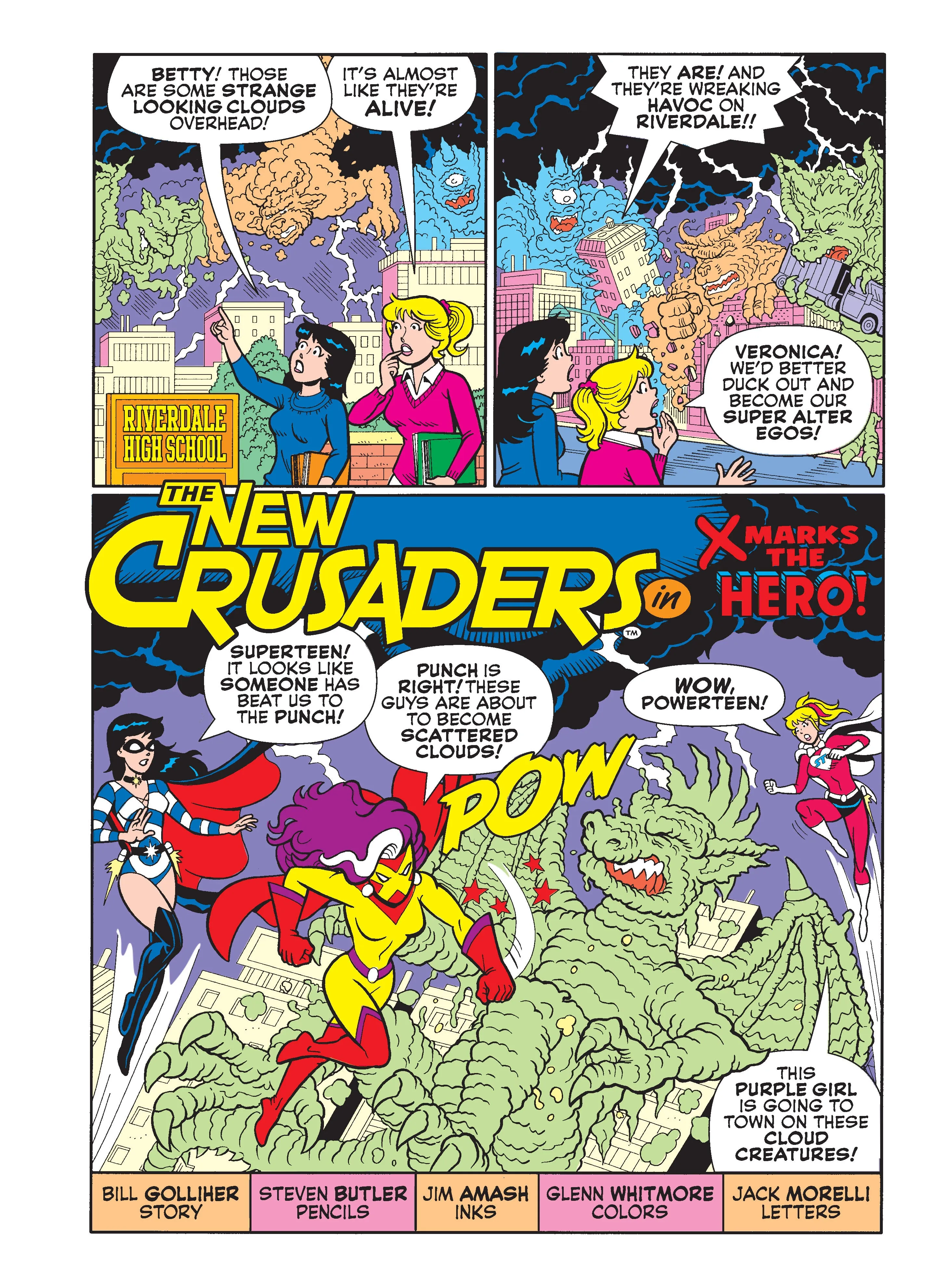 Betty And Veronica Jumbo Comics Digest - Issue 327: Nothing Could Have Prepared You For The Dazzling First Appearance Of Wonder Teen X, Who Is She?, You Will Have To Read It To Believe It!