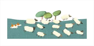 Bigsy spooks the sheep PRINT Alison Lester