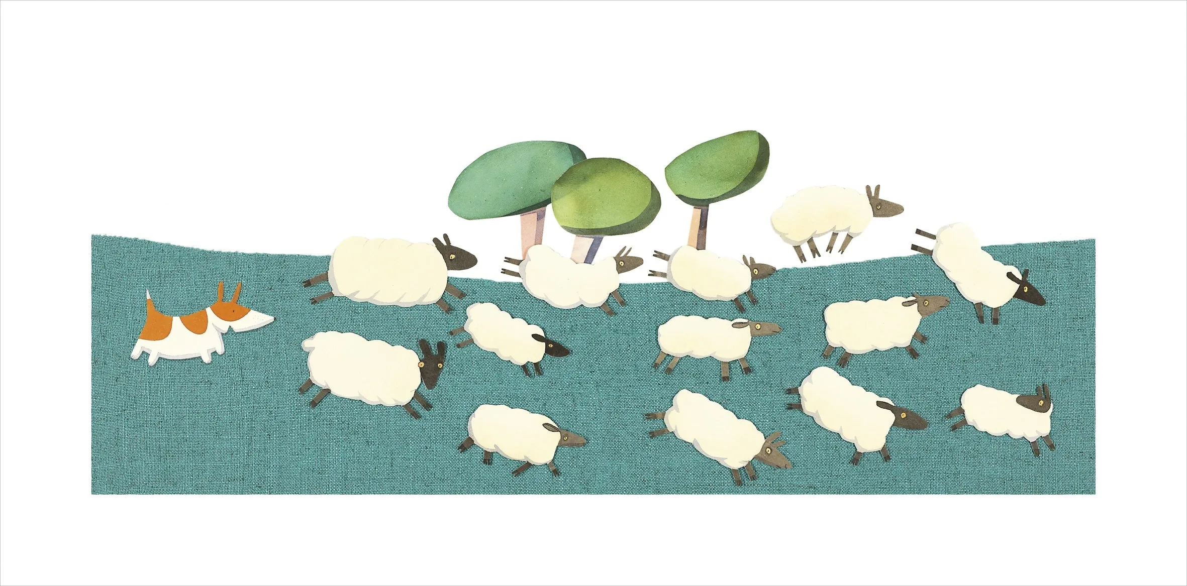Bigsy spooks the sheep PRINT Alison Lester