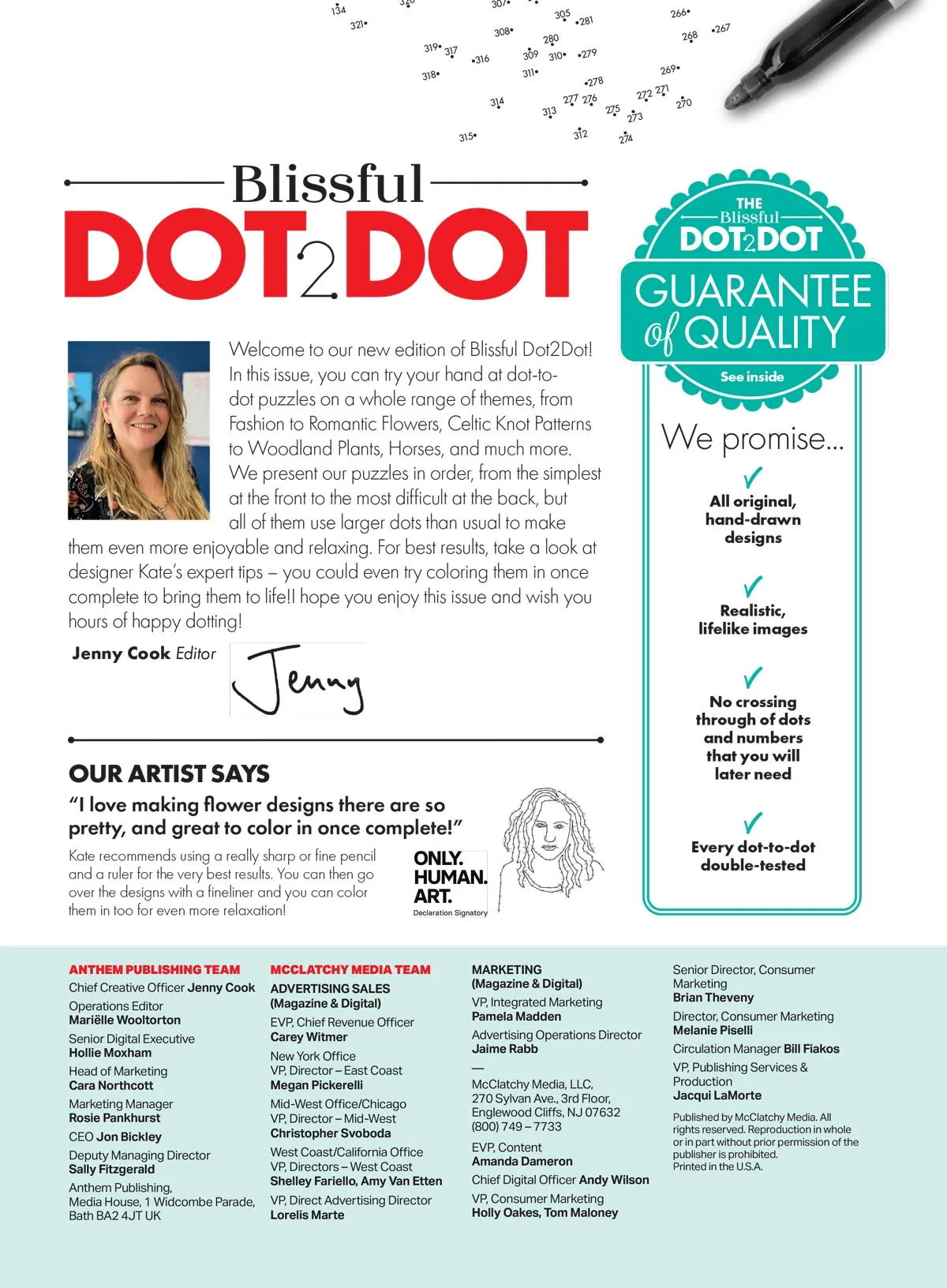Blissful - Calming Dot to Dot: Large Print, Including Flowers, Fashion, Animals & More, Connect The Dots To Create The Picture, Over 11,000 Dots, Relax, Unwind, Destress & More!