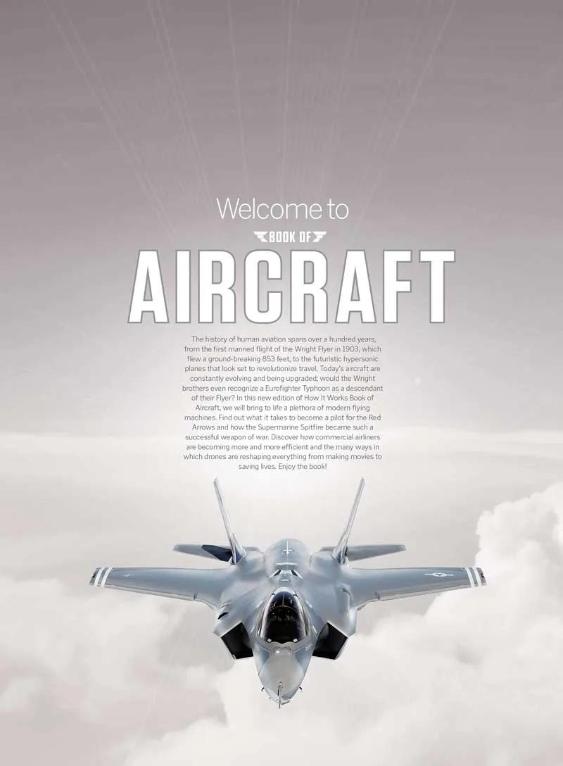 Book Of Aircraft - 50  Iconic Planes & Helicopters, Military Aircrafts, F-35, Lancaster Bomber, Attack Helicopters, Sea Vixen, Commercial Aircrafts, Boeing 787, Jets, Drones, Hypersonic Flight & More!