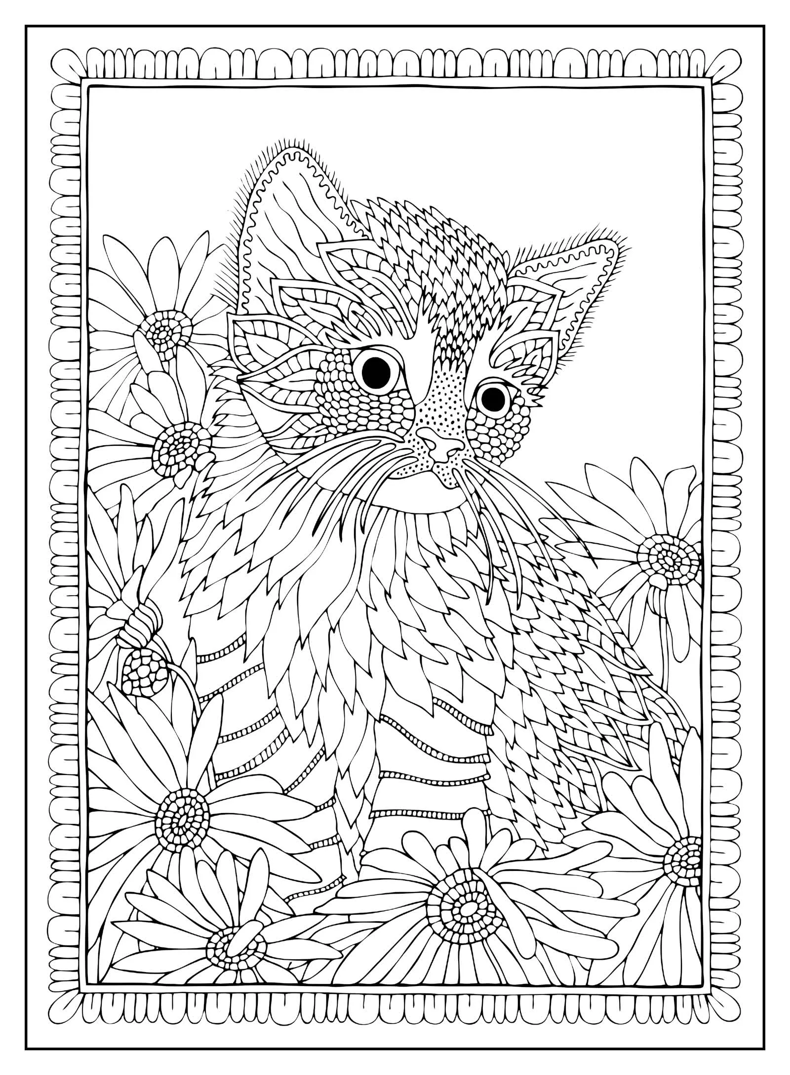 Brilliant Escapes - Baby Animal Coloring Book: 32 Adorable Intricate Designs To Distract & Relax As You Enjoy this Adult Coloring Book