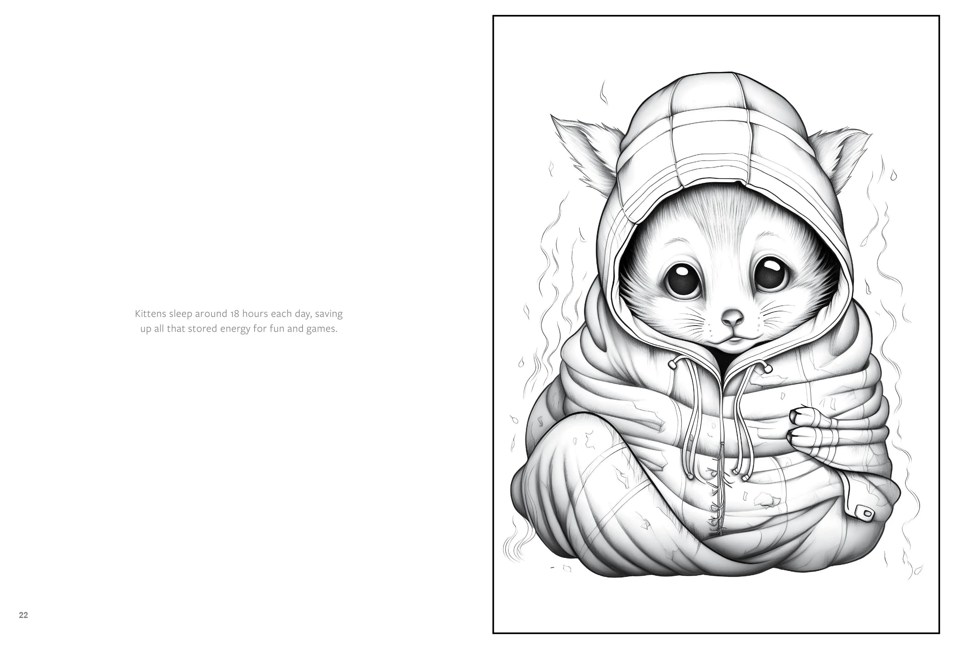 Brilliant Escapes - Baby Animal Coloring Book: 32 Adorable Intricate Designs To Distract & Relax As You Enjoy this Adult Coloring Book