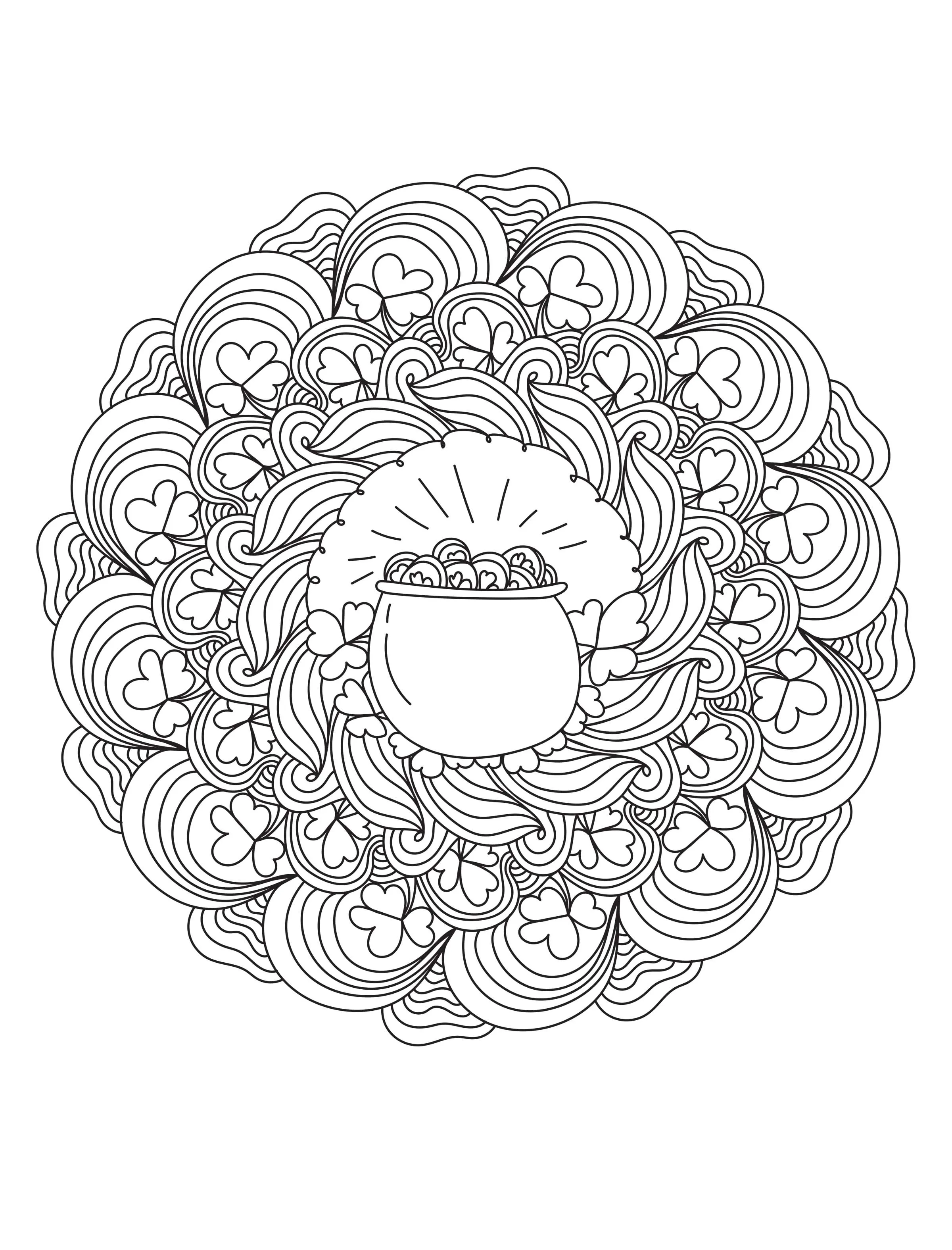 Brilliant Escapes - St. Patty's Day Coloring Book: Relax & Decompress with this Adult Coloring Book