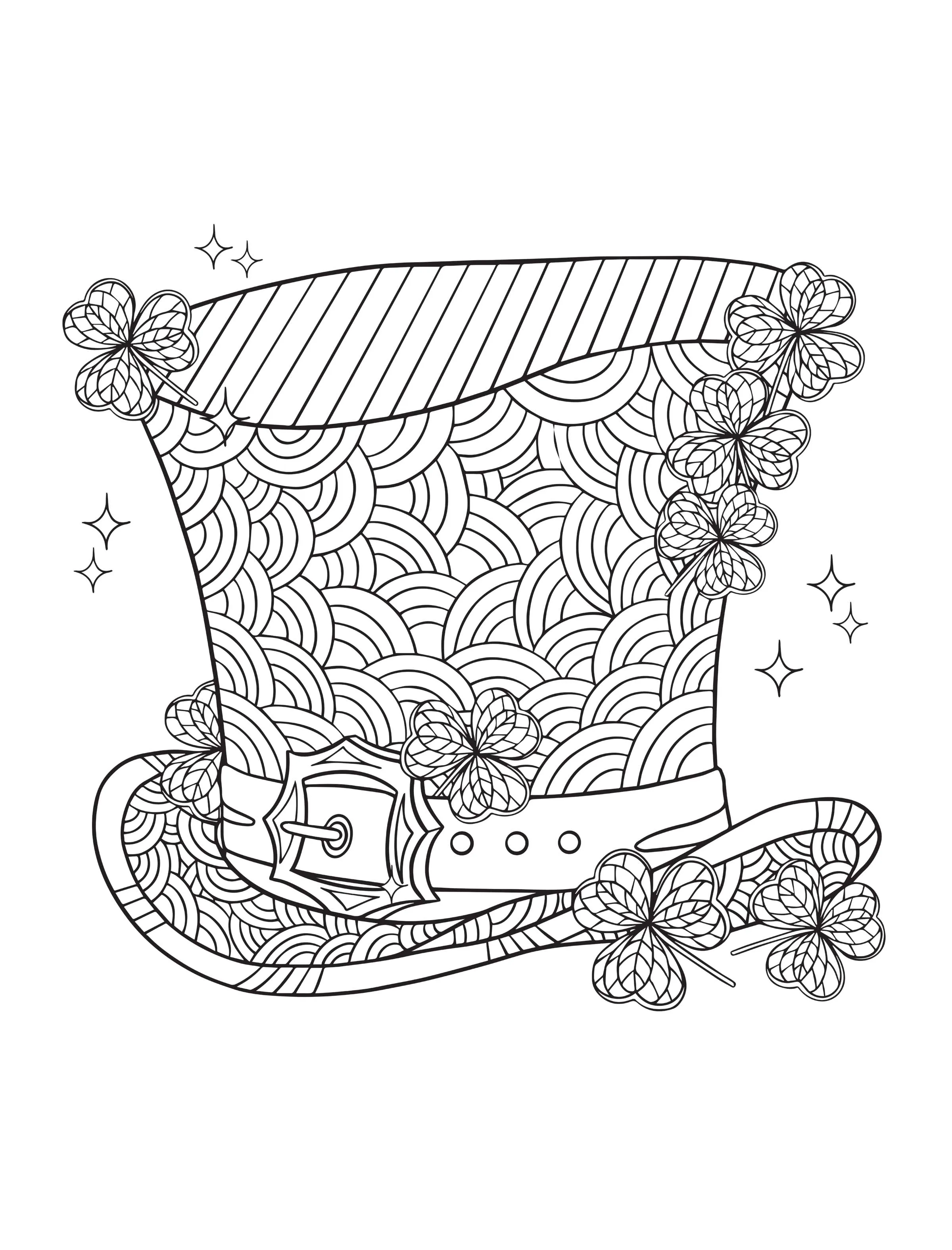 Brilliant Escapes - St. Patty's Day Coloring Book: Relax & Decompress with this Adult Coloring Book
