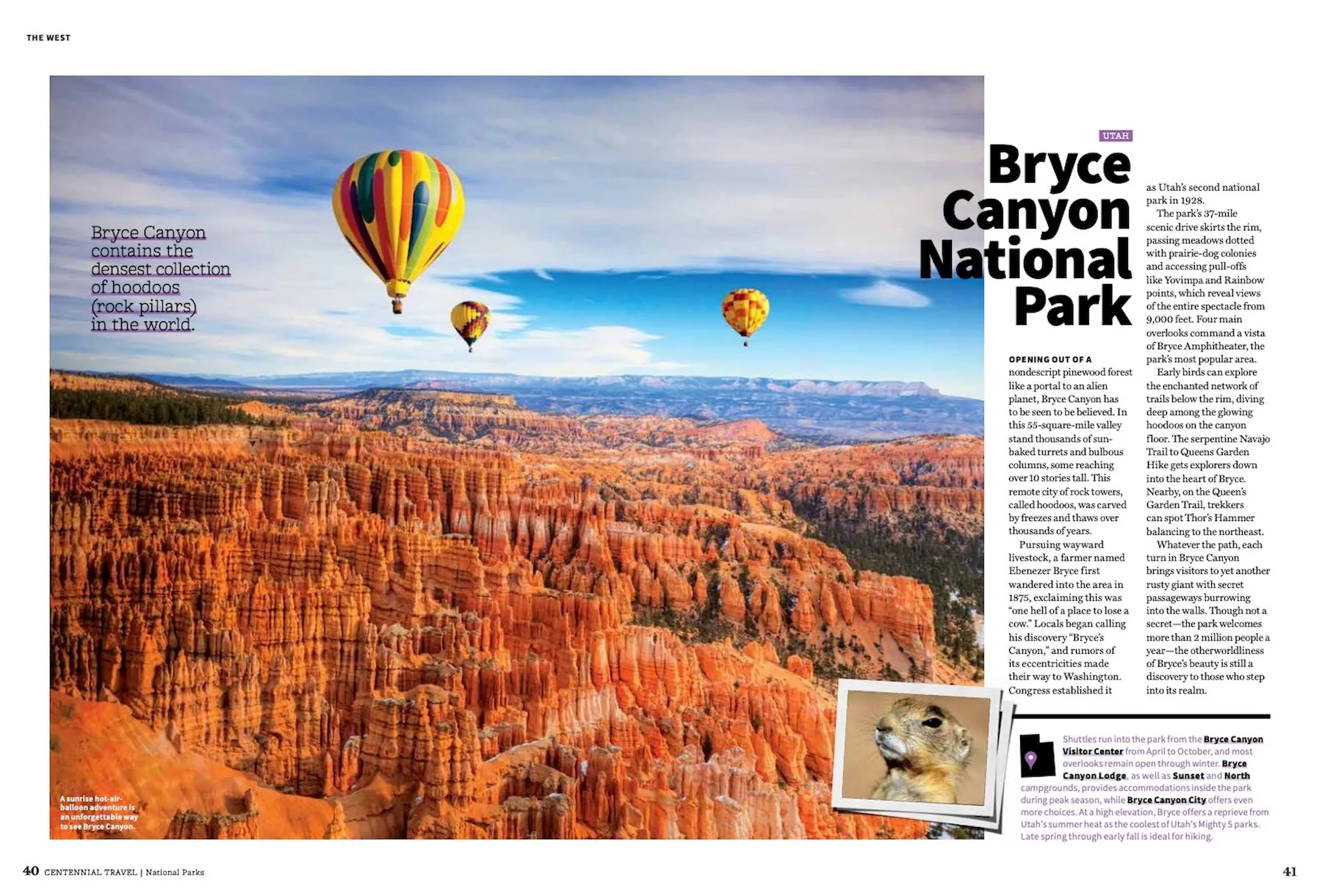 Bryce Canyon - The Complete Guide to the National Parks: Insider Trips For All 63 Parks Including, Grand Canyon, Yellowstone, Glacier, Yosemite, Zion, Acadia, Smoky Mountains and More!