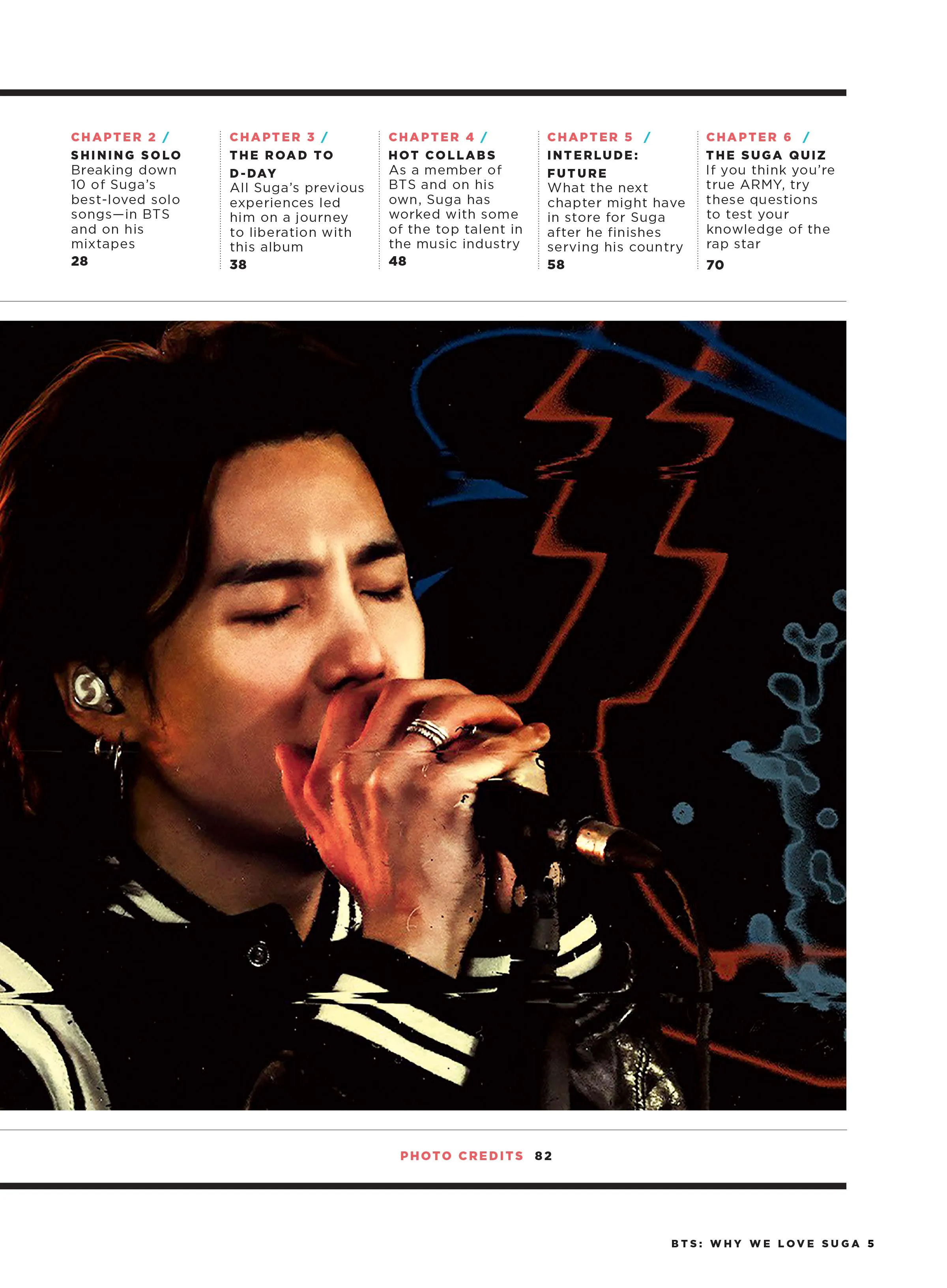 BTS Fanbook - Why We Love Suga:  South Korean Kid To K-pop Band Juggernaut, Rapper, Songwriter, Producer, Solo Career, Top 10 Songs, Documentary Road To D-DAY, Collabs, Military, Quiz & Free Poster!