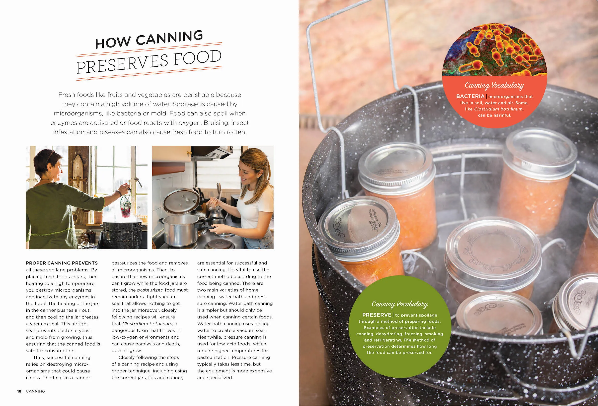 Canning Recipes - Tools, Steps & Hacks: Beginner Guide, Recipes, Preservation Techniques, Pickling 101, Safety Tips, Spoilage Prevention, Bacteria Control, Vacuum Seal, Water Bath & Pressure Canning!