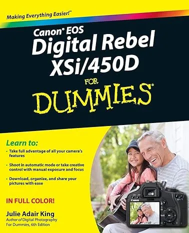 Canon EOS Digital Rebel XSi/450D For Dummies Paperback
