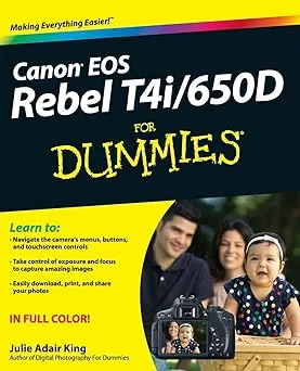 Canon EOS Rebel T4i/650D For Dummies Paperback