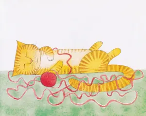 Cat PRINT Alison Lester