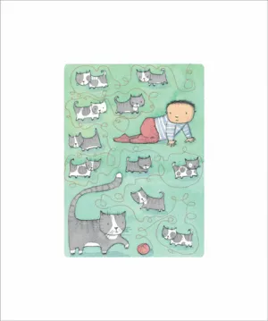 Cats PRINT Alison Lester