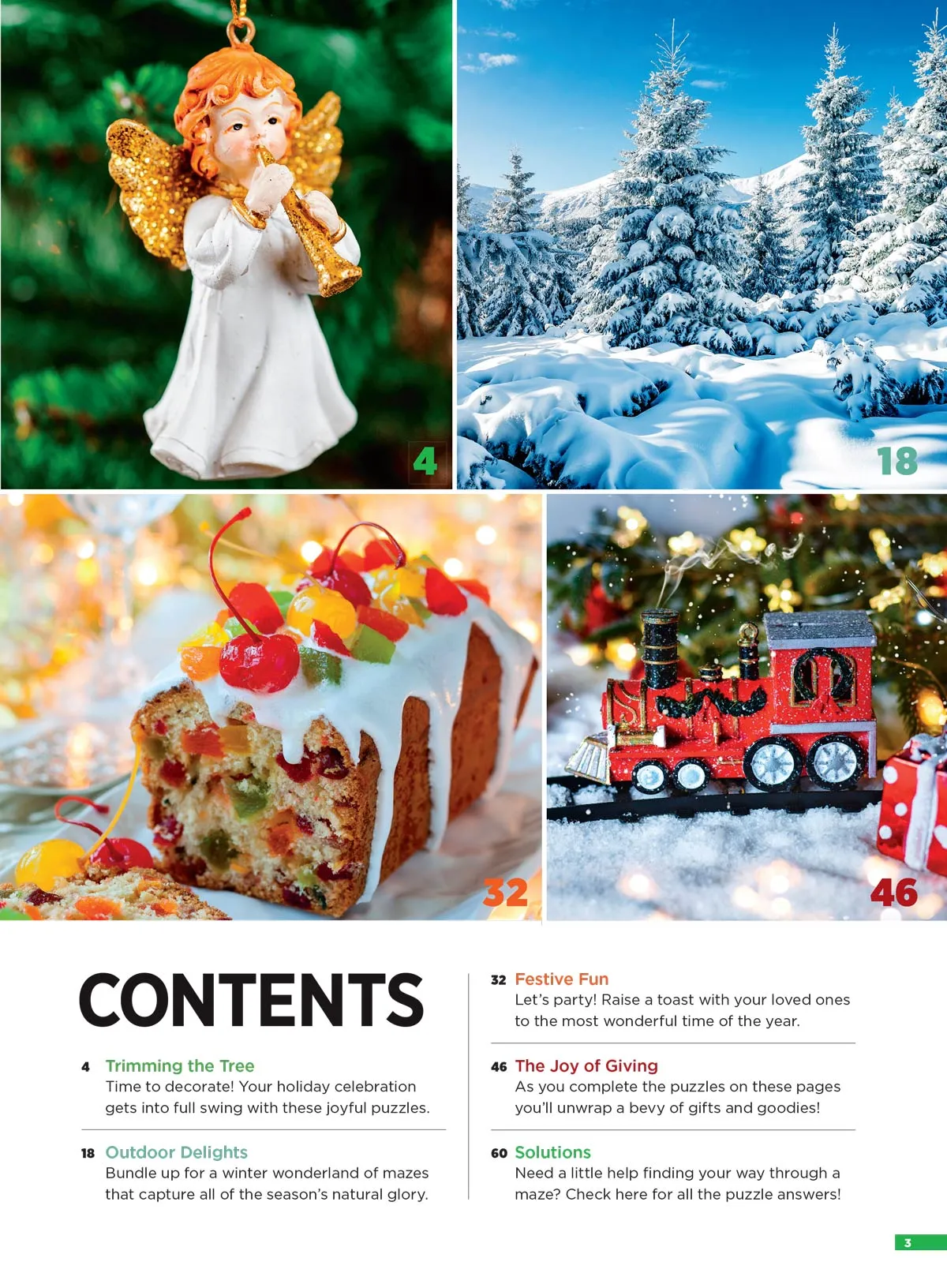 Christmas Mazes - 48 Puzzles For All Skill Levels, Family Fun, Festive Categories, Holiday Cheer, Outdoor Fun, Magical Trees, Sweet Treats, Helpful Tips, Challenge Brain, Relax, Unwind, Unplug & Solve