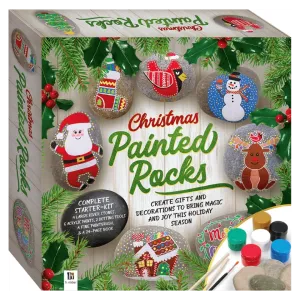 Christmas Rock Painting Gift Box