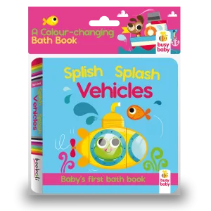 Colour-Changing Bath Book: Splish, Splash Vehicles