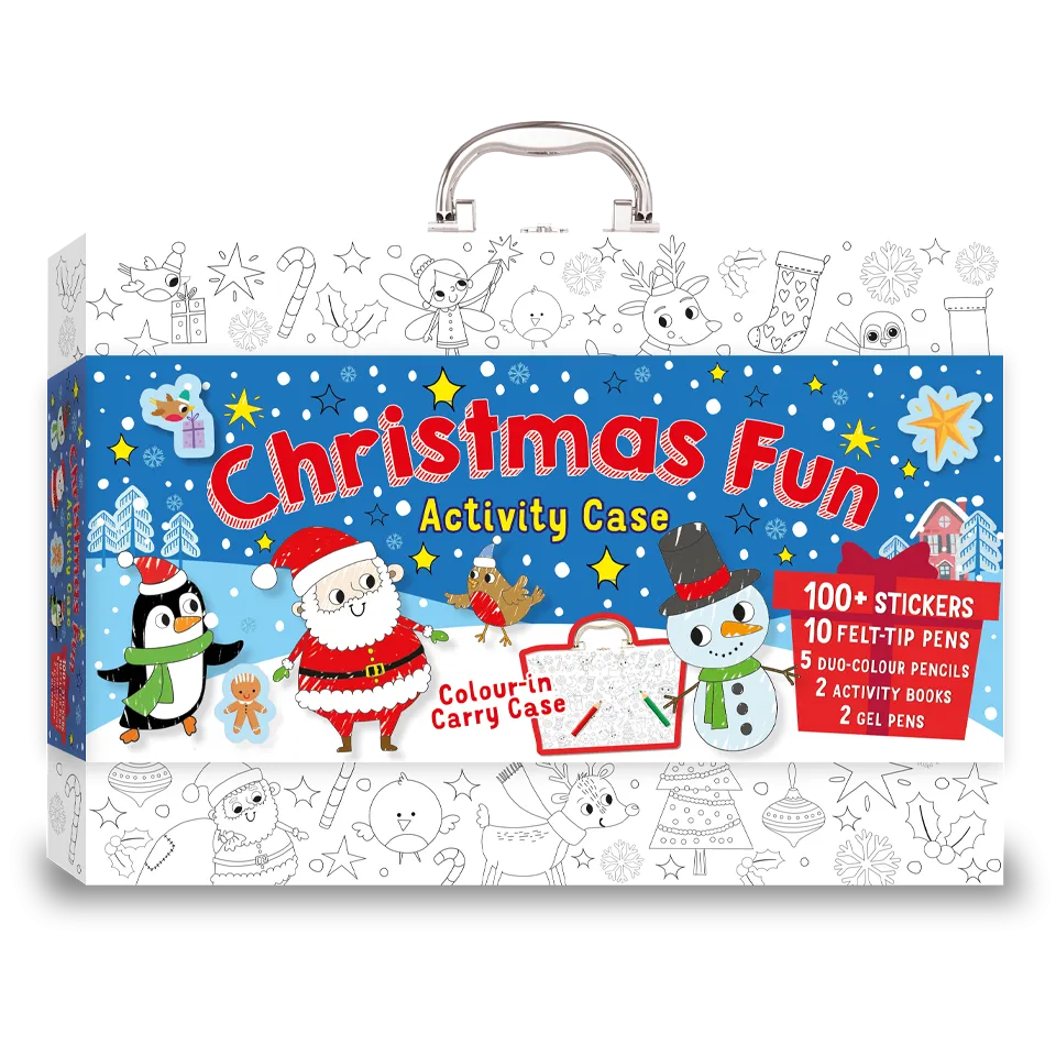 Colour-In Carry Case: Christmas Fun Activity Case