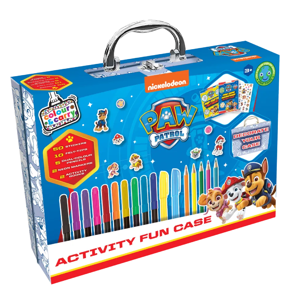 Colour-In Carry Case: PAW Patrol Activity Case
