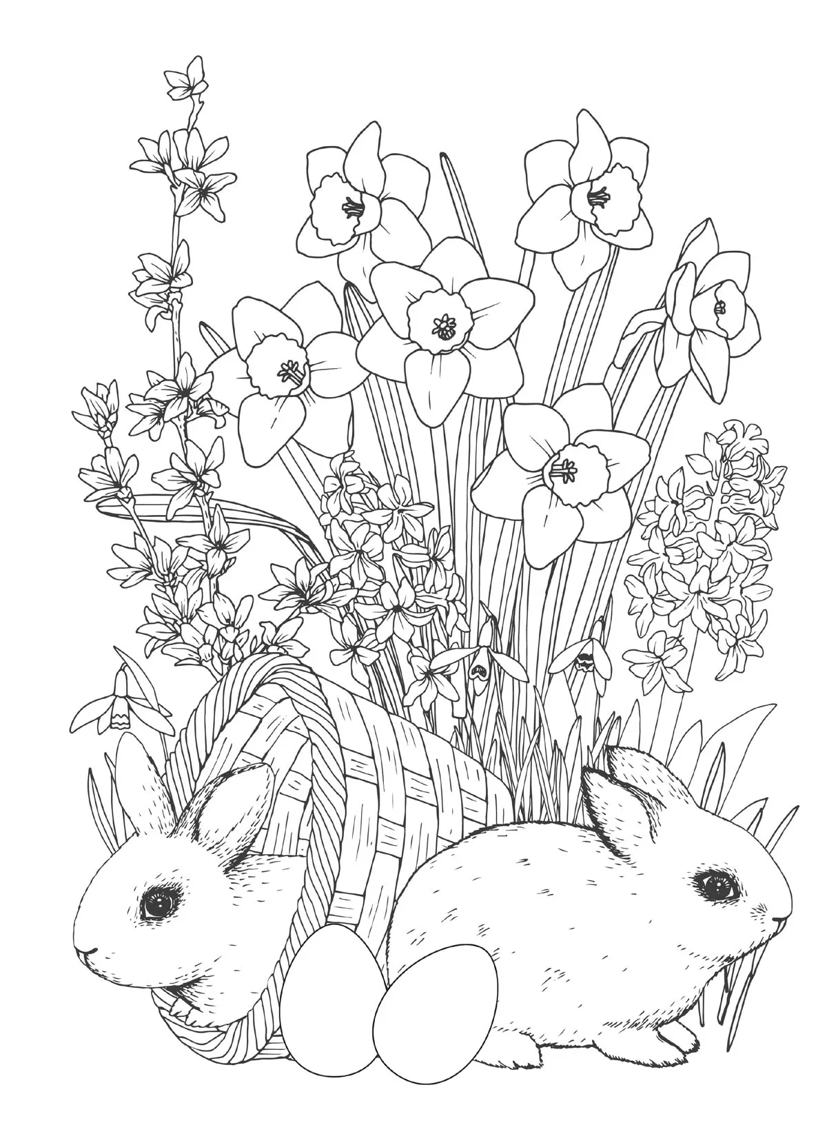 Colouring - Easter Edition 2025: 48 Beautiful Spring Designs, Adult Coloring Book, Gift To Family Or Friend, Relax Your Mind, Unwind, Unplug, De-Stress, Spark Creativity, Reduce Anxiety & More!