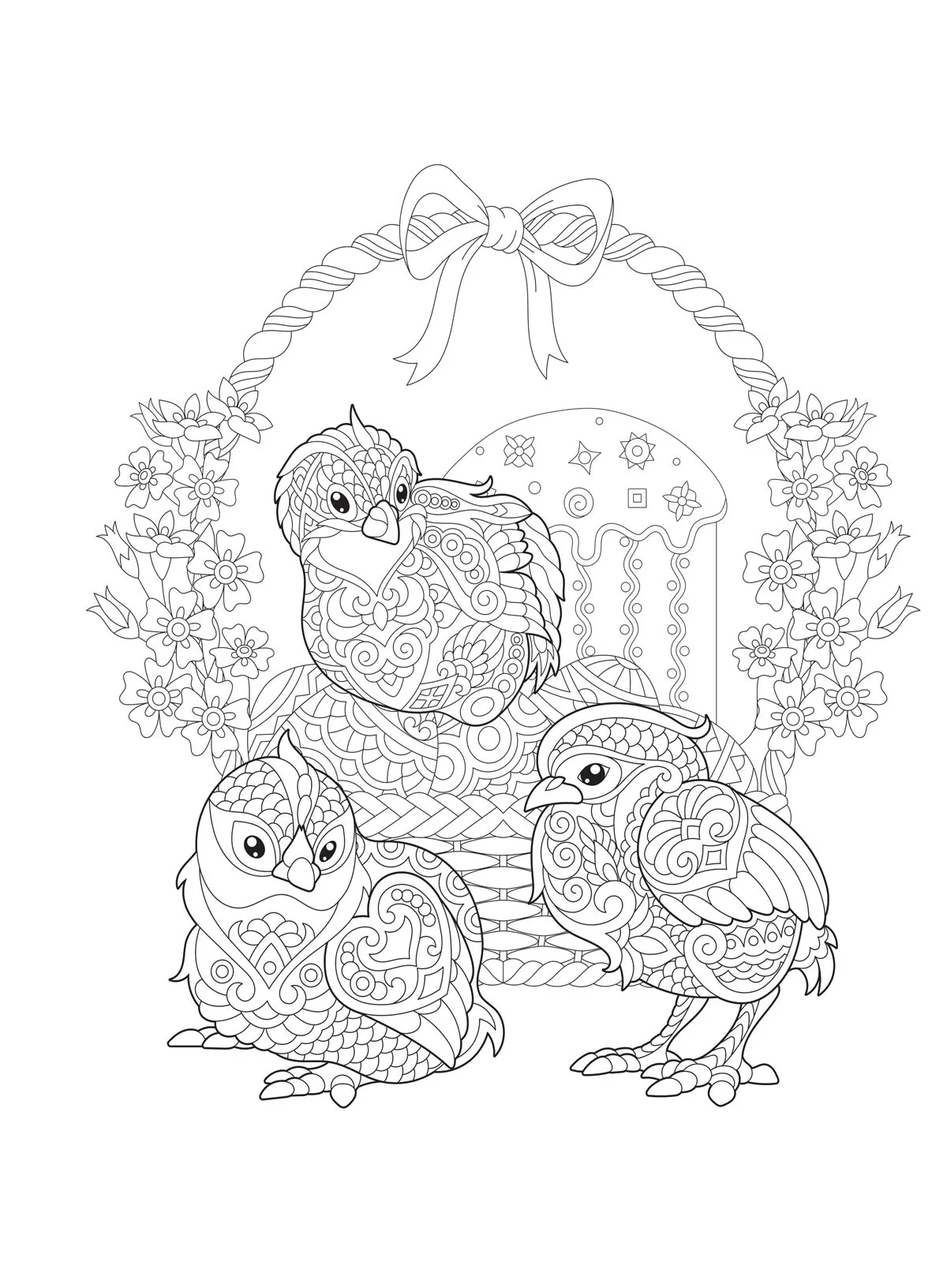 Colouring - Easter Edition 2025: 48 Beautiful Spring Designs, Adult Coloring Book, Gift To Family Or Friend, Relax Your Mind, Unwind, Unplug, De-Stress, Spark Creativity, Reduce Anxiety & More!