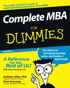 Complete MBA For Dummies Paperback