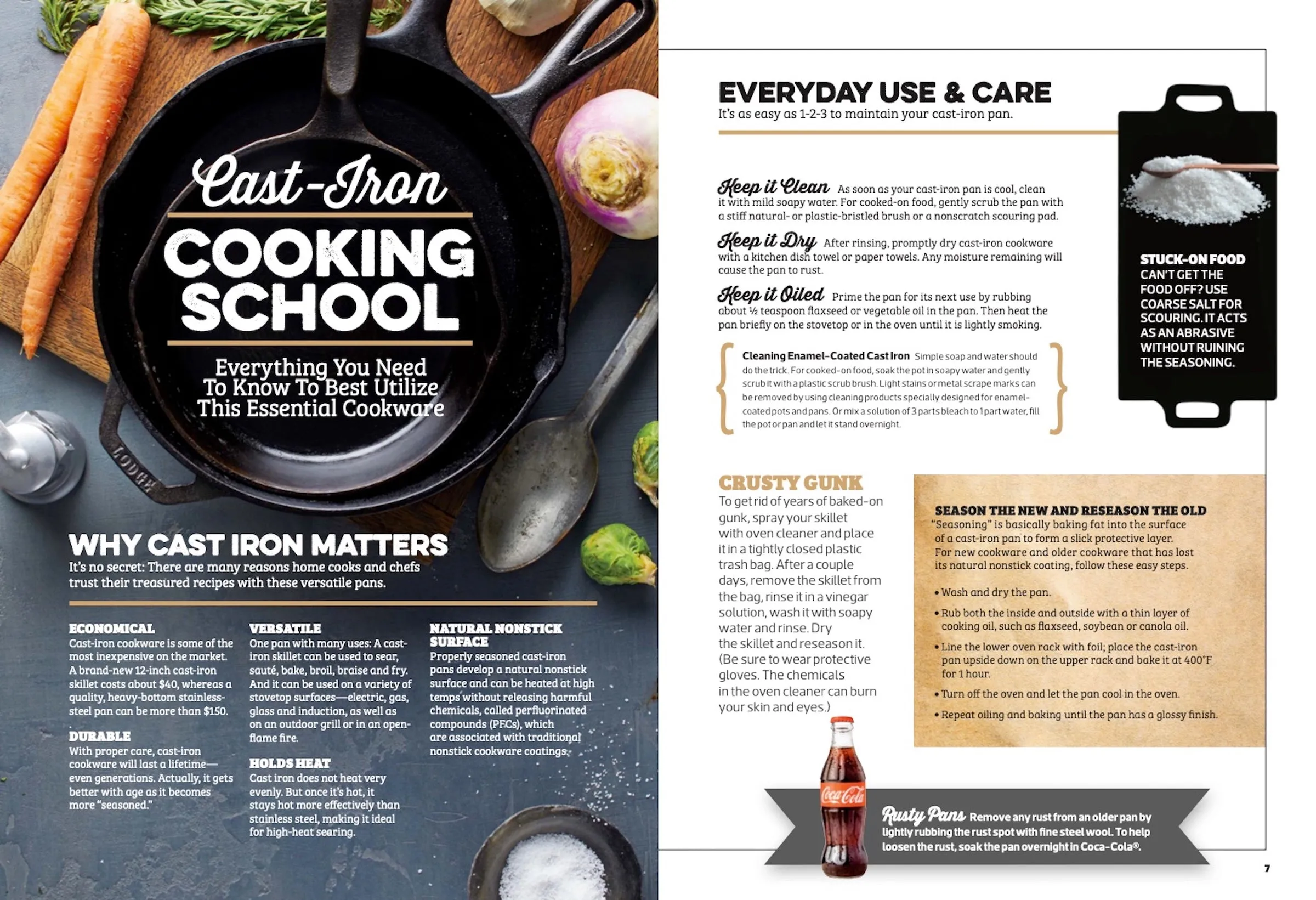 Cooking with Cast Iron - Savor the Season, 60  Delicious Homestyle Recipes