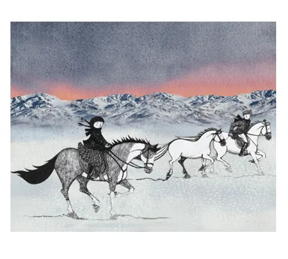 Crossing the Border PRINT Alison Lester