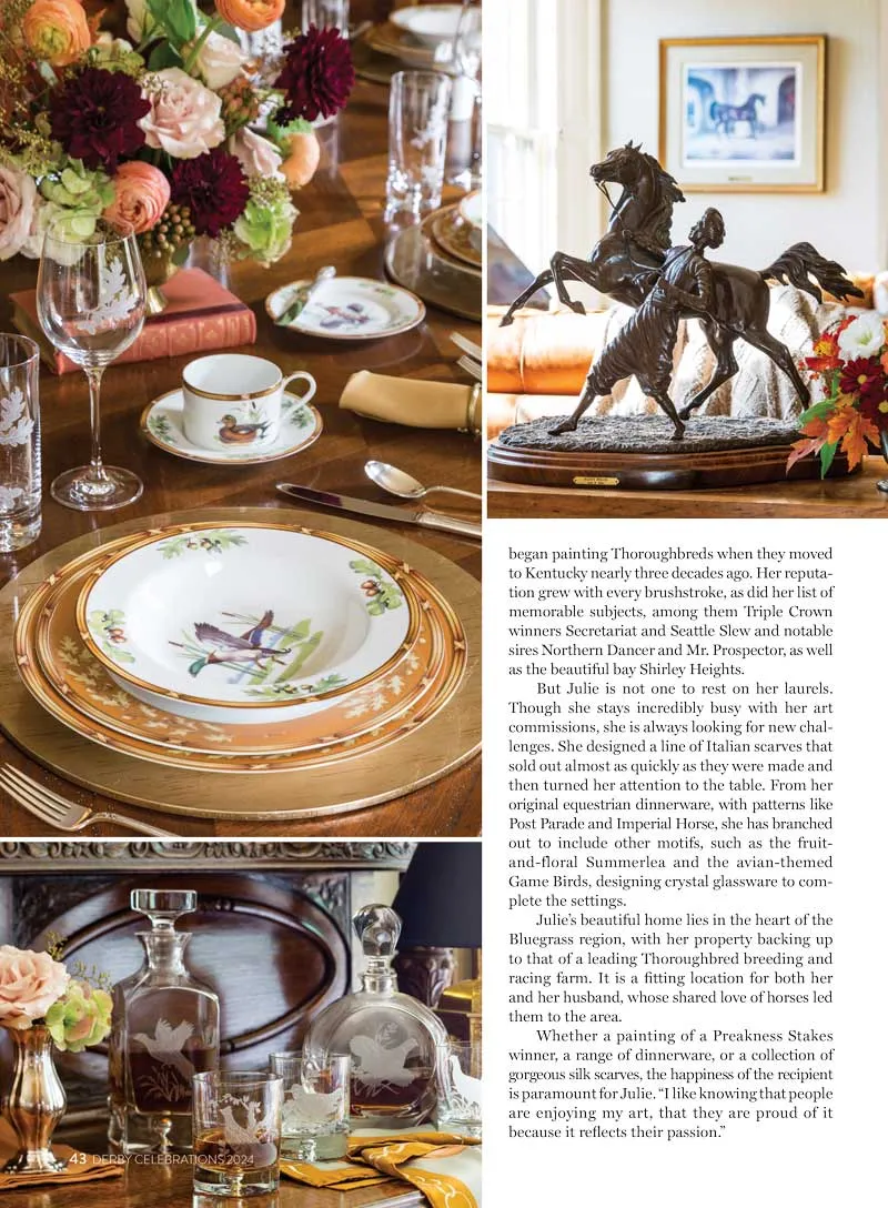 Derby Celebrations - Kentucky Derby's 150 Anniversary, Blue-Ribbon Recipes, Dcor Ideas, Southern Style For Race Day, Hats, Host Derby Tea, Explore Louisville, Horse Farm Tour, Table Settings & More!