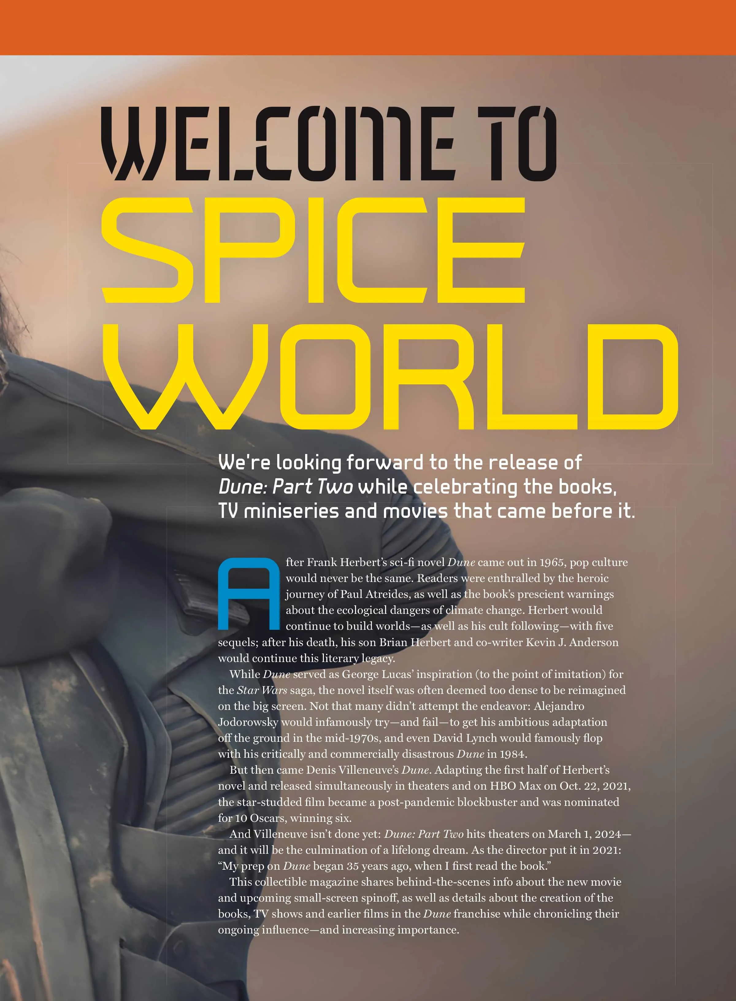 Dune - Fan Guide: New Movie Dune Part Two, Director Denis Villeneuve, Timothe Chalamet, Zendaya, BTS, Part 3 Dune Messiah, Sci-Fi Novel, TV Spinoff Dune Prophecy, Video Game Dune Awakening & More!