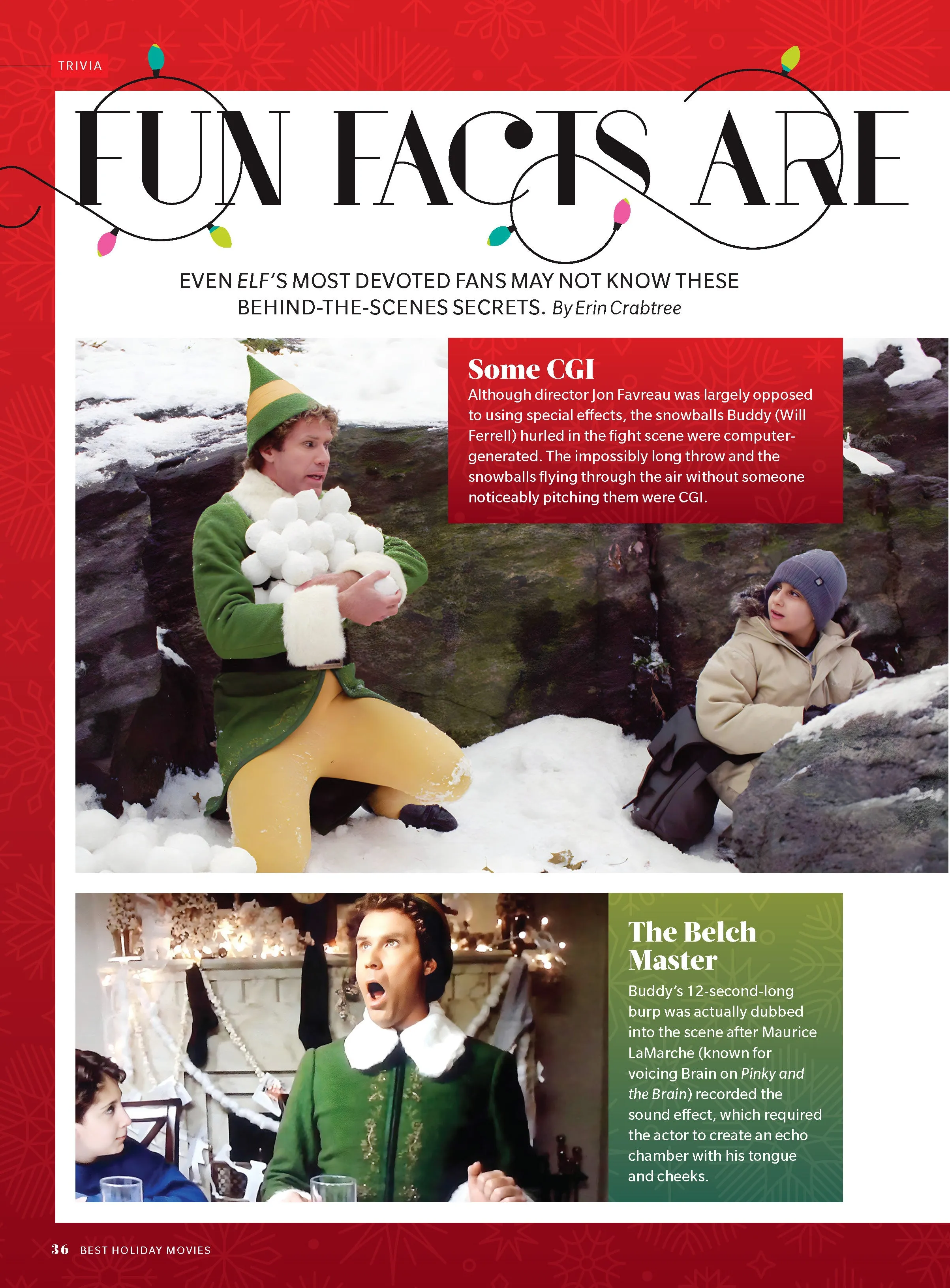 Elf   The Best Holiday Movies - Complete Fan Guide: Buddy The Elf, 20th Anniversary, Will Ferrell, Classics, Love Actually, Rudolph, Home Alone, White Christmas, Charlie Brown & Miracle On 34th Street