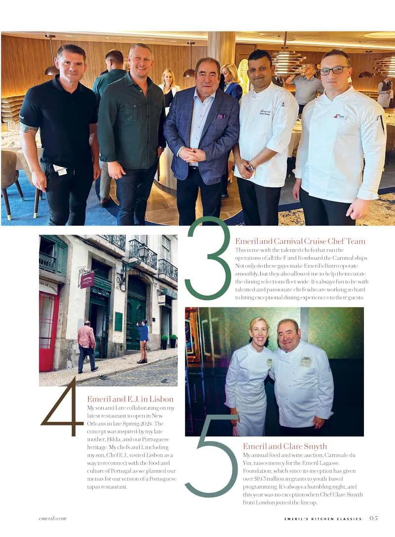 Emeril's Kitchen Classics - Issue 1: 89 Recipes For Weeknights & Special Occasions, Soup, Salads, Sandwiches, Pasta, Rice, Protein, Desserts, Chef Emeril Cooking Tips, Favorite Products & Life Update!