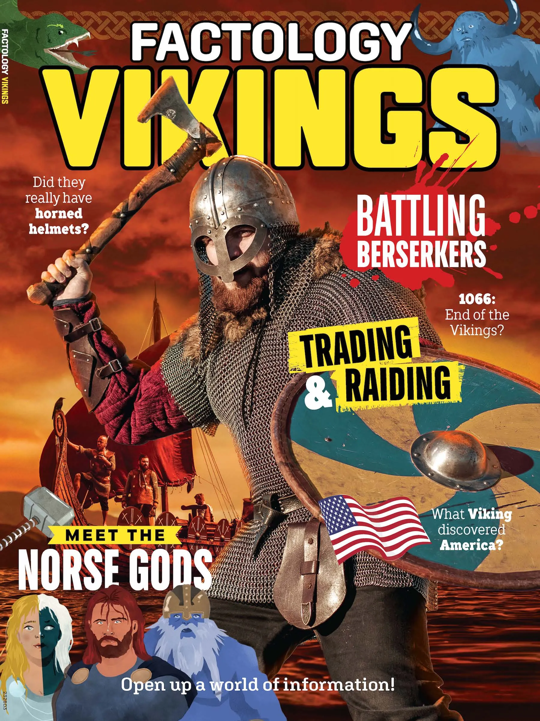 Factology - Vikings: Trading & Raiding,  Battling Berserkers, Did They Really Have Horned Helmets, What Viking Discovered America, The Norse Gods, 1066 Ending Of the Vikings