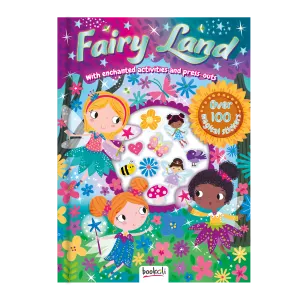 Fairy Land Sticker Activity Book with Sparkly Liquid Stickers