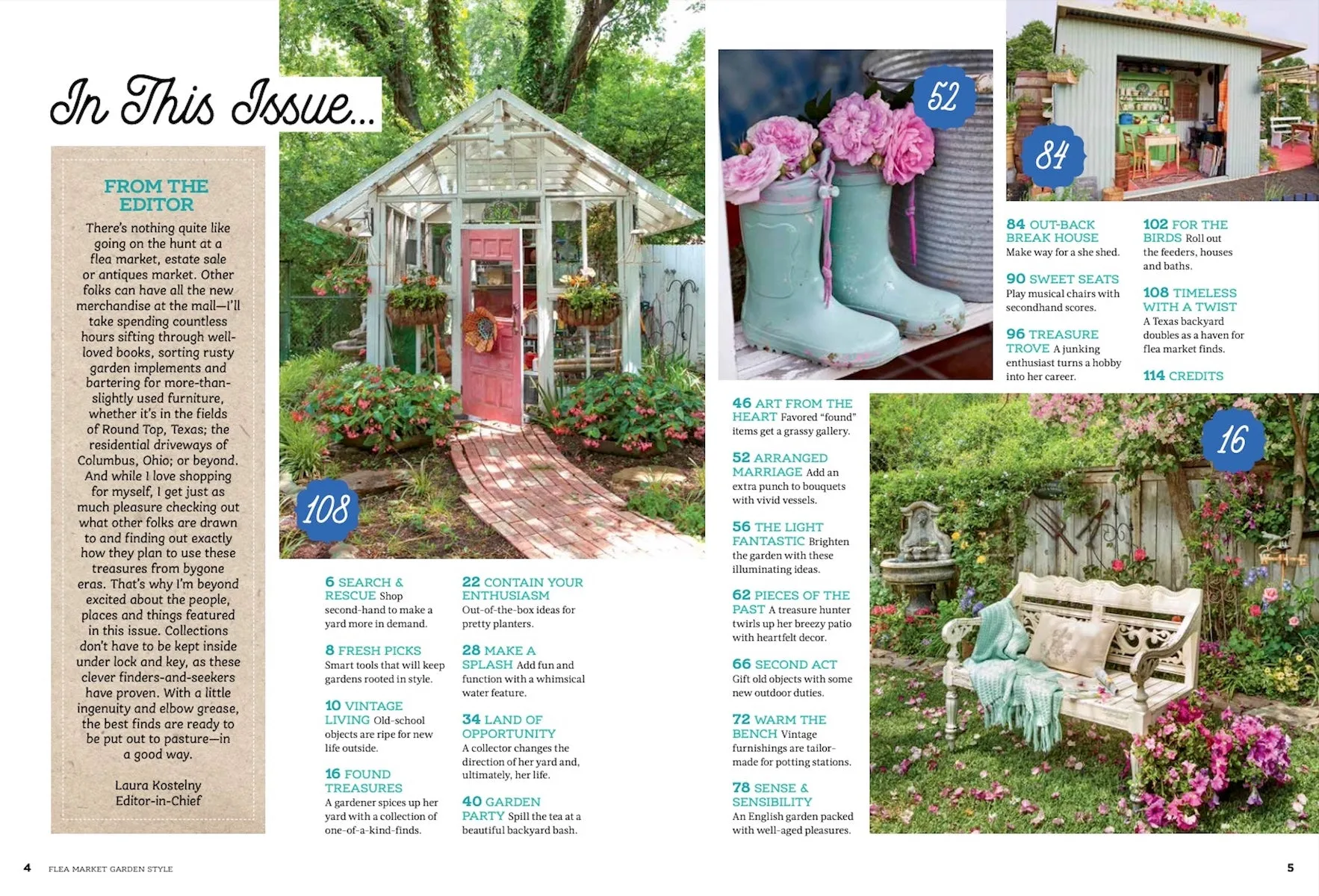 Flea Market Garden Style - 245 Quick & Easy Tips: Outdoor Entertaining Guide, Big Ideas For Small Spaces, Turn Junk Into Treasure, Budget Friendly Solutions, Beautiful She Sheds & Fun Weekend Projects