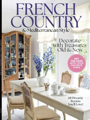 French Country & Mediterranean Style - 68 Dreamy Rooms You'll Love, Tips On Adding Character, Vintage Pieces, Decorate With Old & New Treasures, Get The Look, Home Inspiration, Design Elements & More!