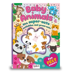 Fun Felt Sticker Activity Book: Baby Animals