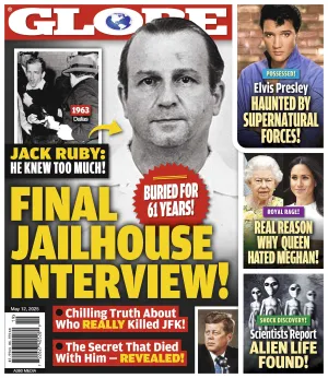 Globe - 05.12.25: Jack Rubys Final Jail Interview, Elvis Presleys Ghost Encounters, Queen Elizabeths Strained Relationship With Meghan Markle, Scientific Evidence On Extraterrestrial Life & More!
